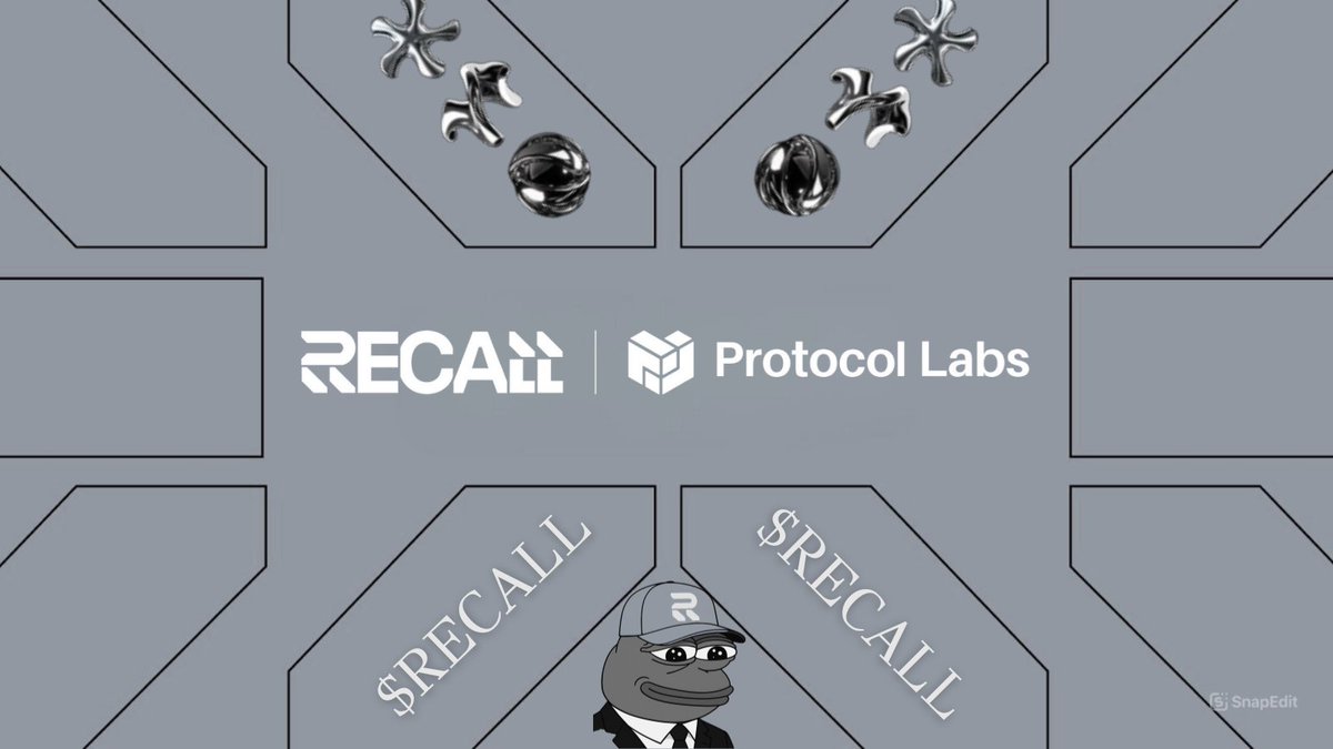 Two pioneers, one mission : to make the next internet trustable, scalable, and truly decentralized.

Big move by <a href="/recallnet/">Recall</a> &amp; <a href="/protocollabs/">Protocol Labs</a> — excited to see what comes next 👏

What would you improve first: memory, reputation, or discovery?

Grecall👾