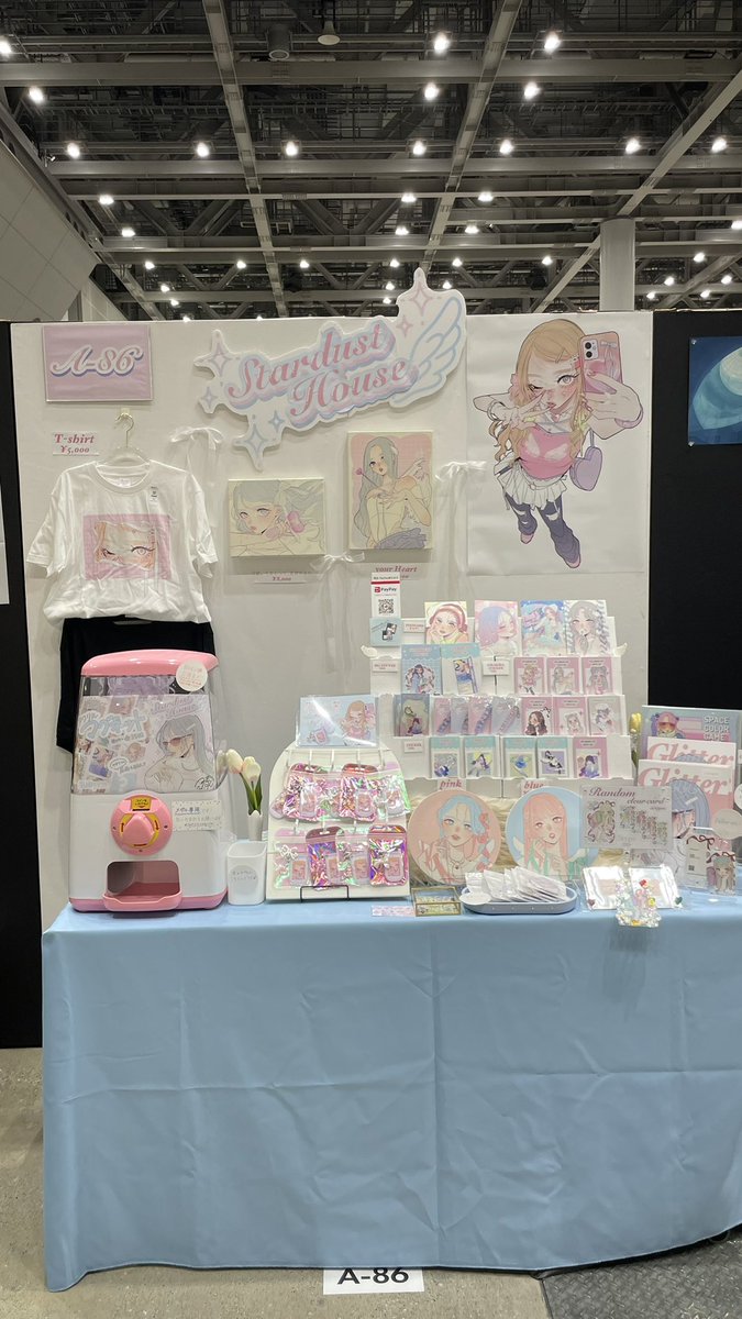 設営完了しました！！
よろしくお願いします〜💖💖
#デザフェス61