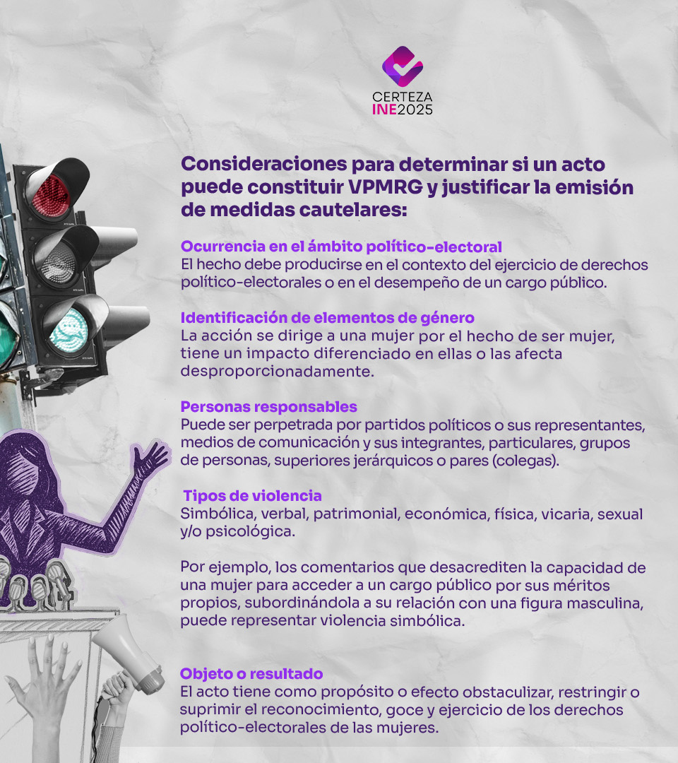¿Sabes qué es la Violencia Política contra las Mujeres en Razón de Género (VPMRG) y cuándo podrían estar justificadas las medidas cautelares que emite el INE? 🚺🚹

Conoce más aquí 👇🏽