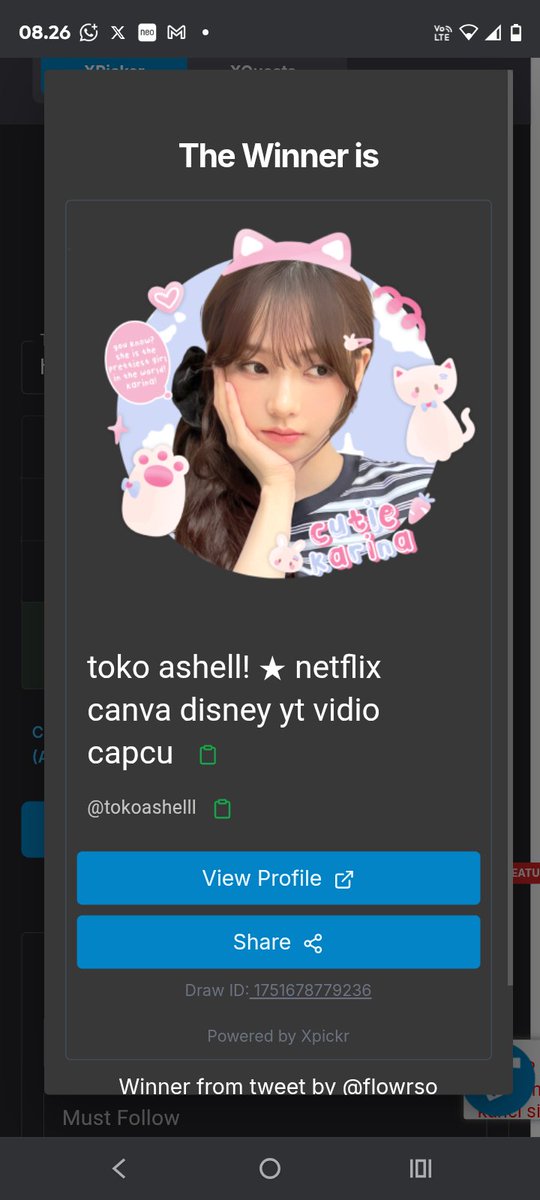 seraa (@flowrso) on Twitter photo Haloooo kaa <a href="/tokoashelll/">toko ashell! โ
netflix canva disney yt vidio capcu</a> selamat yaaa maaf baru pilihh btw send qris di DM yaaa aku tunggu 1x 24 jam๐๐๐ Haloooo kaa <a href="/tokoashelll/">toko ashell! โ
netflix canva disney yt vidio capcu</a> selamat yaaa maaf baru pilihh btw send qris di DM yaaa aku tunggu 1x 24 jam๐๐๐