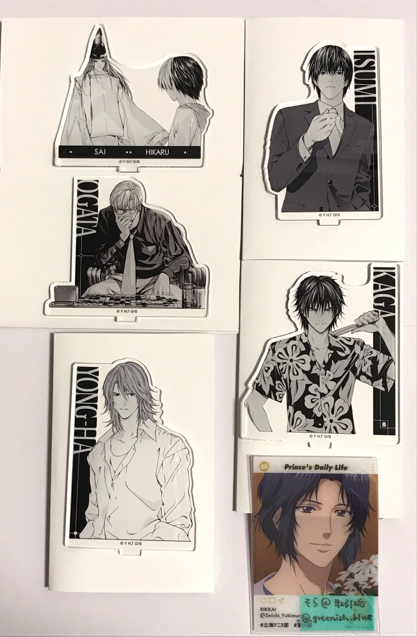 ヒカルの碁原画展　くじb賞　アクリルパネル ヒカルの碁 原画展 くじ B賞 アクリルパネル 佐為 - メルカリ