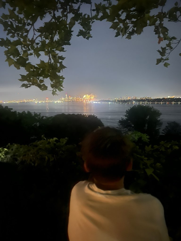 Tesslagra's tweet image. Macys Fireworks Show. My big guy and me.