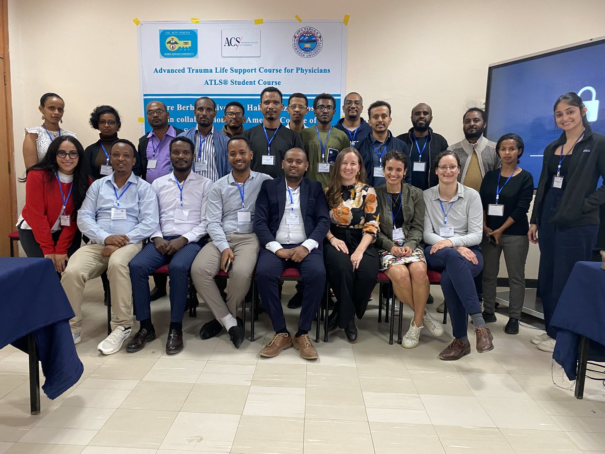 NicholeStarr5's tweet image. 13 new ATLS providers trained in #Ethiopia with the help of @AmCollSurgeons @UCSF_CHESA @ZSFGCare @MedicalCollege @UCSFSurgery @Debrebirhan University!