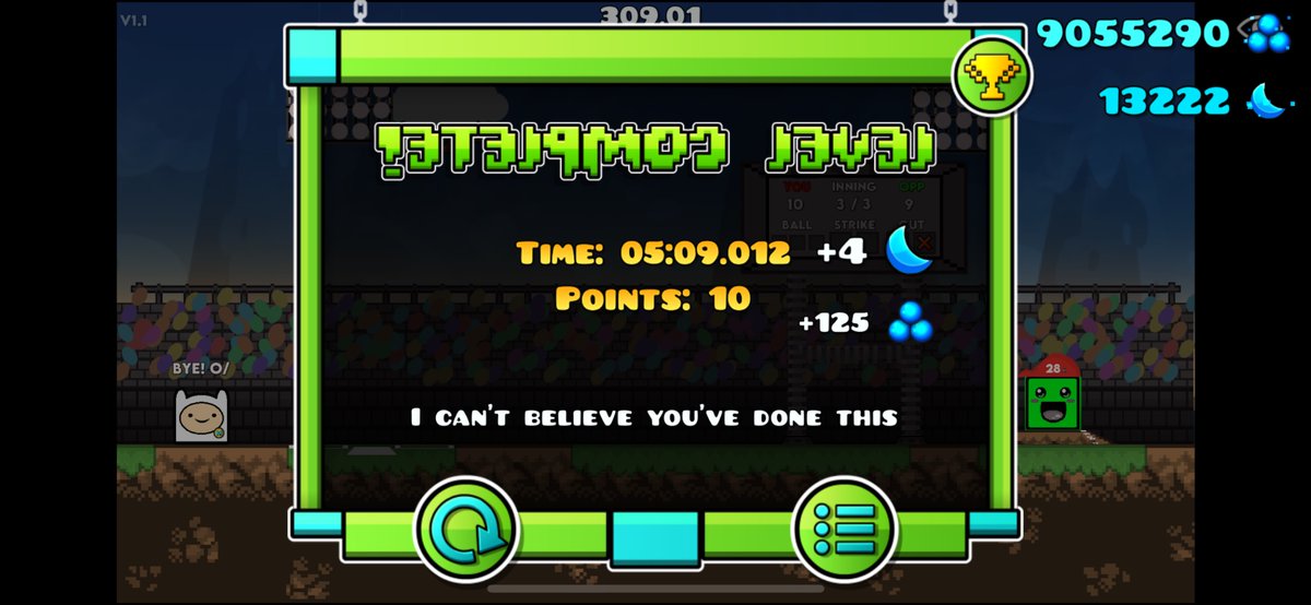 To celebrate America’s Independence Day 7/4/2025, I beat Really Fun Baseball by CreatorCreepy 🇺🇸🇺🇸🇺🇸🇺🇸🇺🇸⚾️🧢🏟️

I only have one thing I’d like to say to the creator of this beautiful level…

Nerf Otu