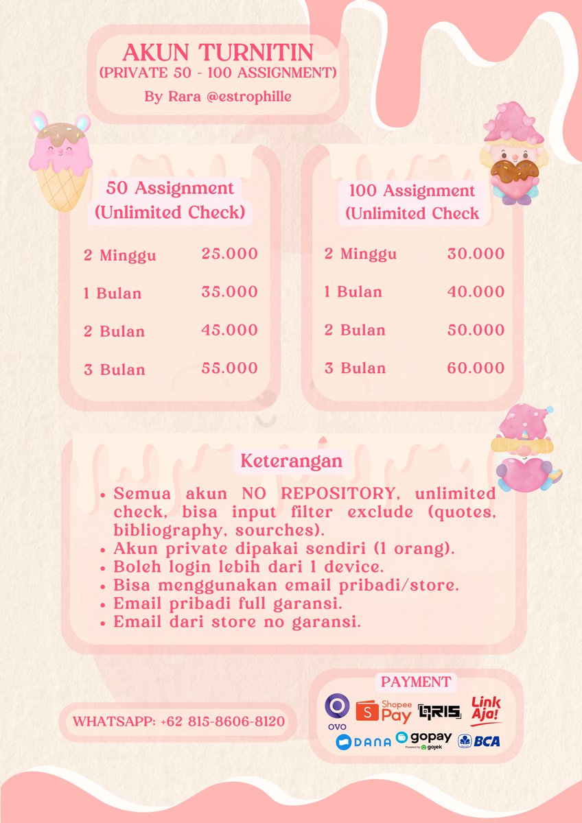 estrophille's tweet photo. mau test ht sekaligus promosi cek plagiasi, cek AI, dan akun turnitin. masuk ngga ya? #zonauang https://t.co/e7eGj2MvMy