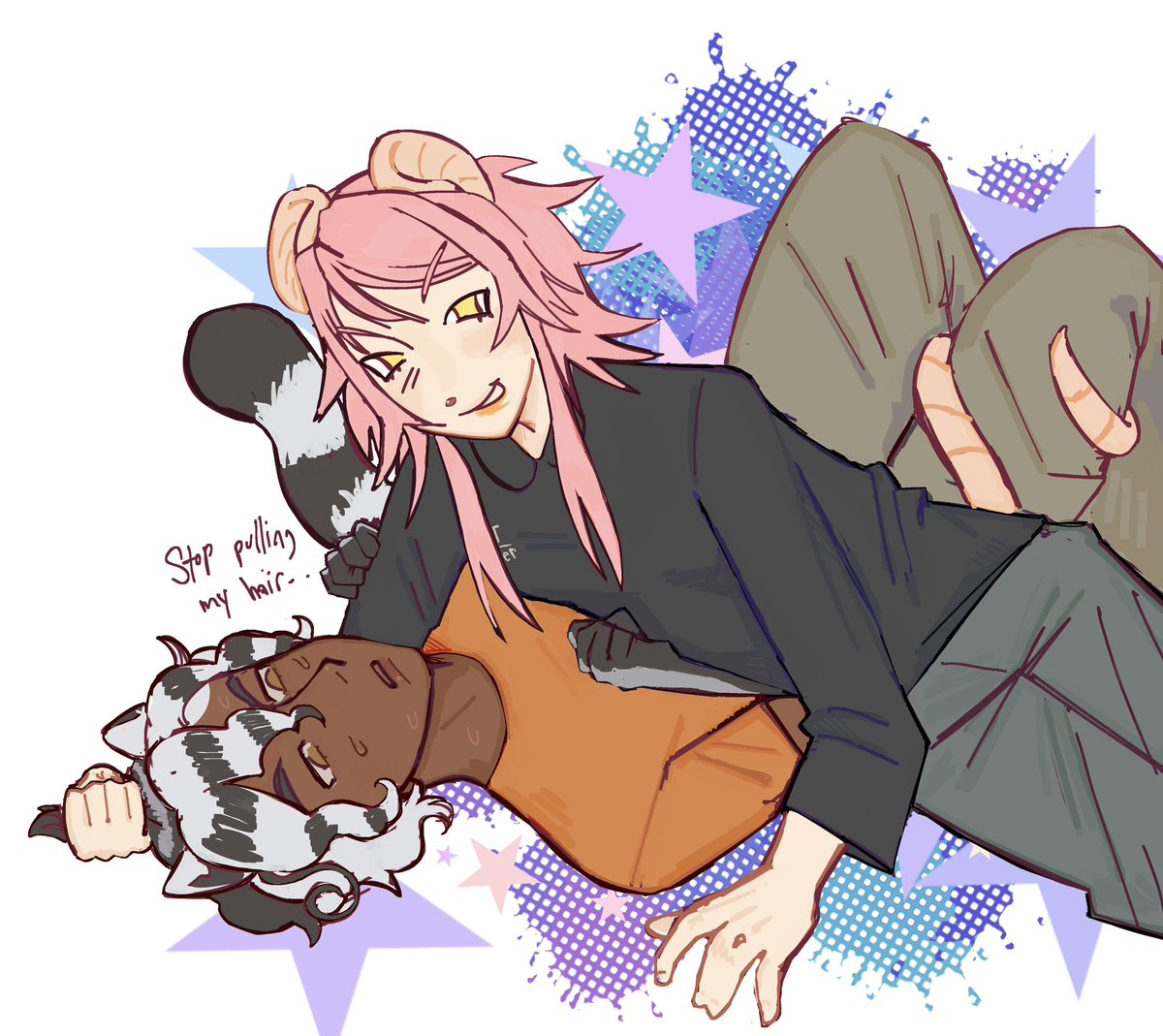 Pond_frogg's tweet image. artfight attacks on the oomfs 🐟 fish slap hyaaah