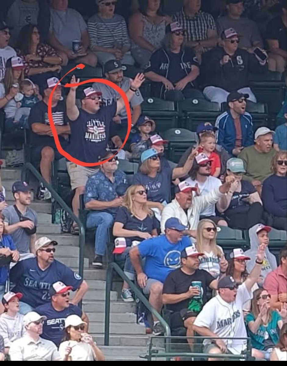 Matt Jones (@mattithyahu) on Twitter photo Here's my reaction to Cal hitting yet another dinger! 🤣😂⚾ Go <a href="/Mariners/">Seattle Mariners</a>! #GoMariners #SeaUsRise #TridentsUp #WHEREiROOT Here's my reaction to Cal hitting yet another dinger! 🤣😂⚾ Go <a href="/Mariners/">Seattle Mariners</a>! #GoMariners #SeaUsRise #TridentsUp #WHEREiROOT