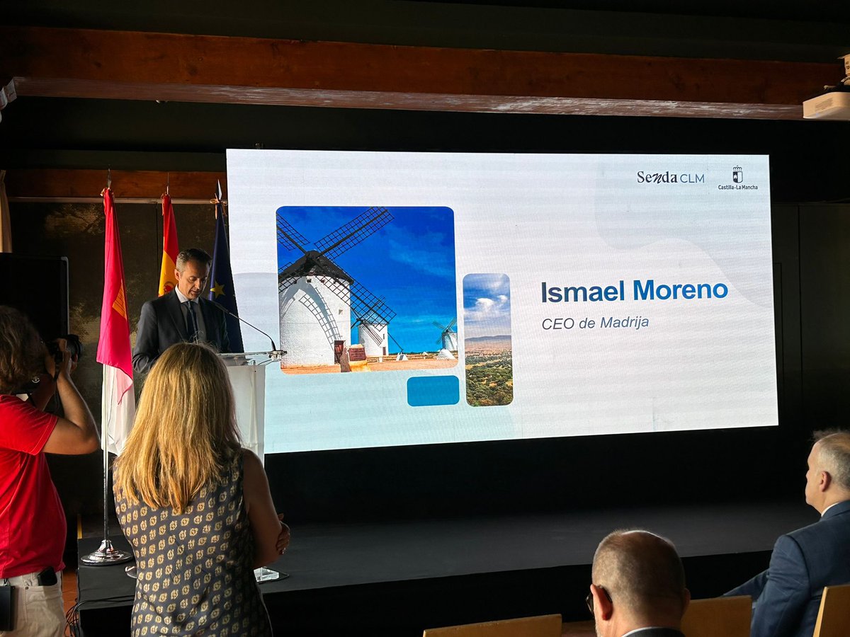 🚀 #SendaCLM ya es realidad: la herramienta de IA para hoteles desarrollada por Madrija y @Accenture_ES, impulsada por <a href="/gobjccm/">Gobierno de Castilla-La Mancha</a> 
✅ Única en España.
✅ Tecnología predictiva para +4.000 alojamientos.
✅ +3.000€ de mejora anual.
📌 #CLM, líder en digitalización turística.