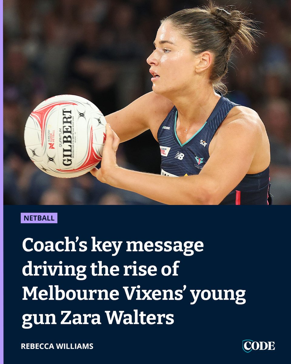 CODE Netball (@codenetball) on Twitter photo Zara Walters is determined to seize her late-season mid-court starting chance with “both hands” as she aims to cash in on her “opportunity of a lifetime" at the club.
STORY | bit.ly/46rawco
✍️: <a href="/BecHeraldSun/">Rebecca Williams</a> Zara Walters is determined to seize her late-season mid-court starting chance with “both hands” as she aims to cash in on her “opportunity of a lifetime" at the club.
STORY | bit.ly/46rawco
✍️: <a href="/BecHeraldSun/">Rebecca Williams</a>