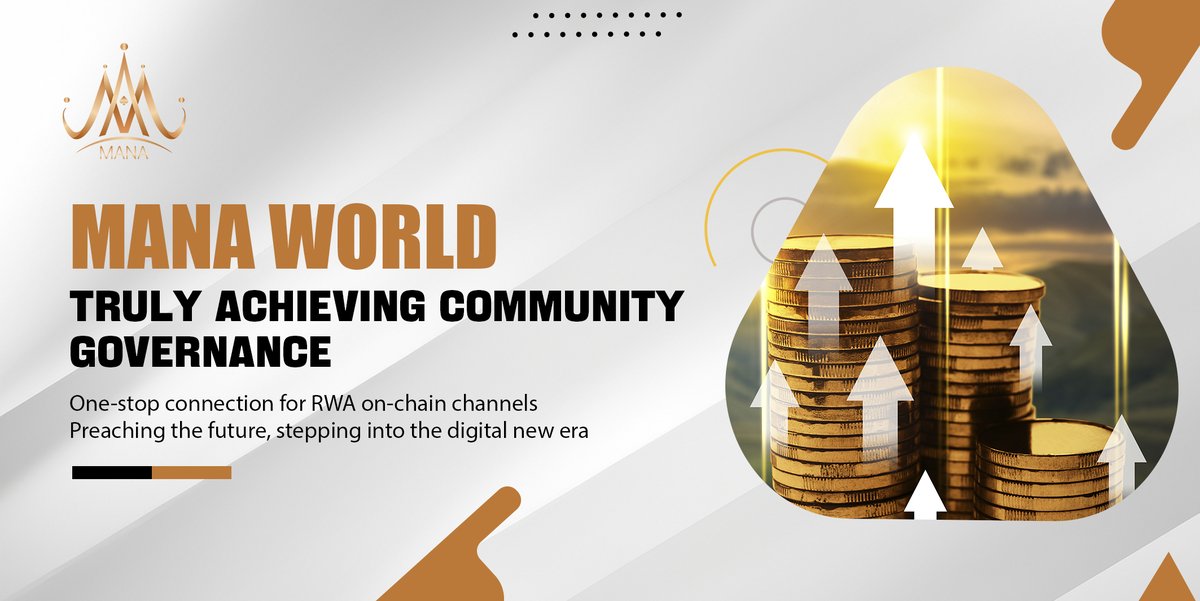 🚀#MANAWORLD #Web3 #DeFi3.0

📉 Disrupting the future, algorithms as solid as a rock
💠 Truly achieving community governance
🔗 One-stop connection for RWA on-chain channels
🌅 Preaching the future, stepping into the digital new era