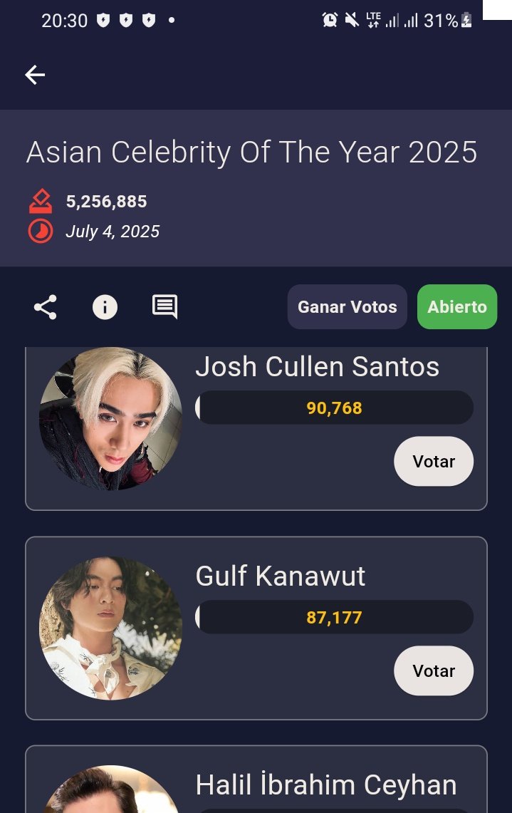 CgRoxi's tweet image. Please keep voting,we can do it. 
Please note that the votes will be combined.
App Votes:45%
 Web Votes:45% 
Social Media :10% (IG,TW)

#NETIZENSREPORT #GULFKANAWUT for Asian Celebrity of the Year #ACOTY2025 #ACOTY2025GULFKANAWUT
@gulfkanawut @thenreport

netizenschoice.com/vote-asian-cel…