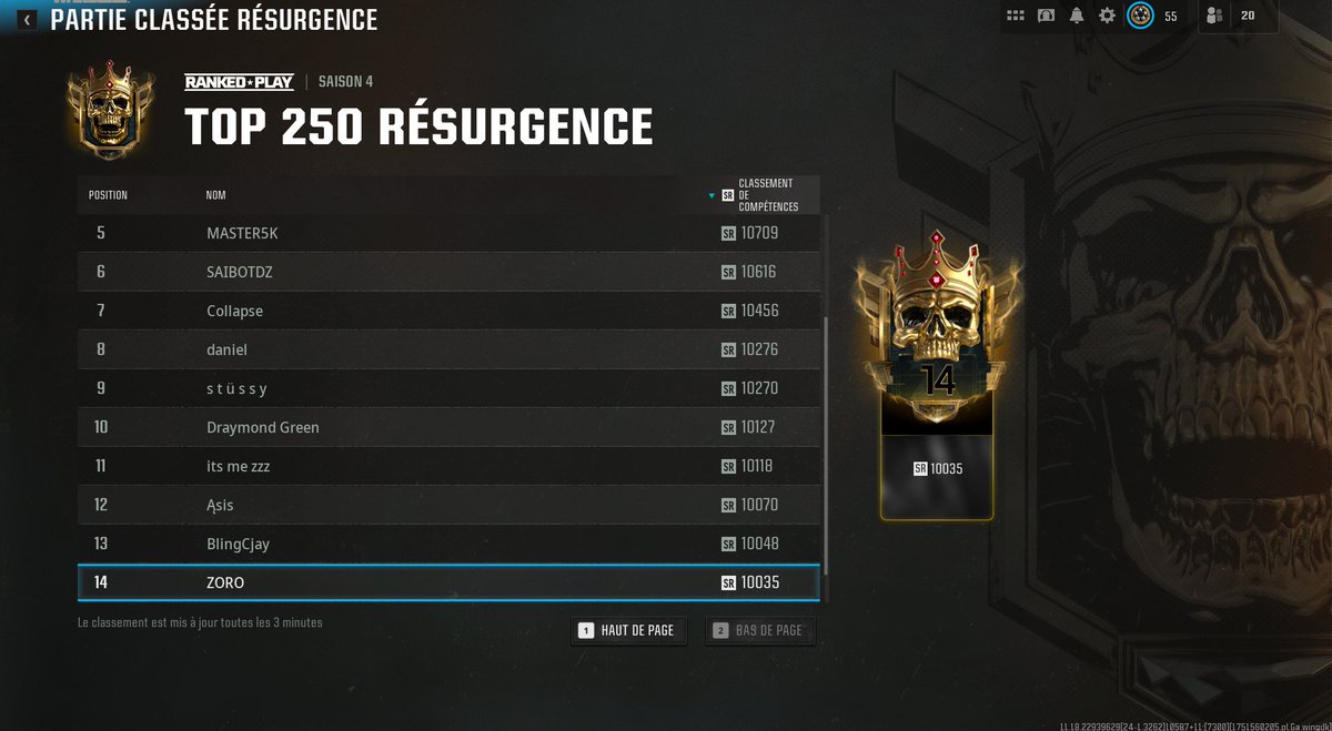 Zoro (@zor0tv) on Twitter photo RANKED RESURGENCE๐ข
๐ซ๐ท Je suis actuellement dans le top250 rรฉsurgence et je suis disponible pour boost vos compte en Ranked Rรฉsurgence
๐ด๓ ง๓ ข๓ ฅ๓ ฎ๓ ง๓ ฟI am currently in the top 250 resurgence and I am available to boost your accounts in ranked rebirth
RT AND VOUCH APPRECIATED๐ RANKED RESURGENCE๐ข
๐ซ๐ท Je suis actuellement dans le top250 rรฉsurgence et je suis disponible pour boost vos compte en Ranked Rรฉsurgence
๐ด๓ ง๓ ข๓ ฅ๓ ฎ๓ ง๓ ฟI am currently in the top 250 resurgence and I am available to boost your accounts in ranked rebirth
RT AND VOUCH APPRECIATED๐