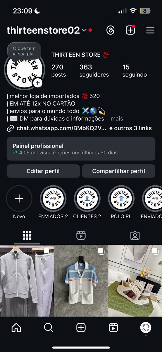 abreuabner's tweet image. #thirteenstore02 #roupas #importados #casablanca #nike #LouisVuitton