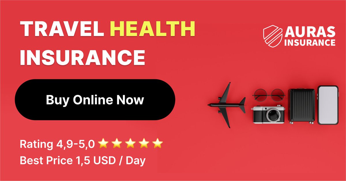 BuyInsurances's tweet image. Need travel medical insurance in 1 minute?
Done. From $1.5/day.
10% discount: WRTY10093
Get covered: auras.insure/?partner_id=93
#FastInsurance #TravelPeaceOfMind
