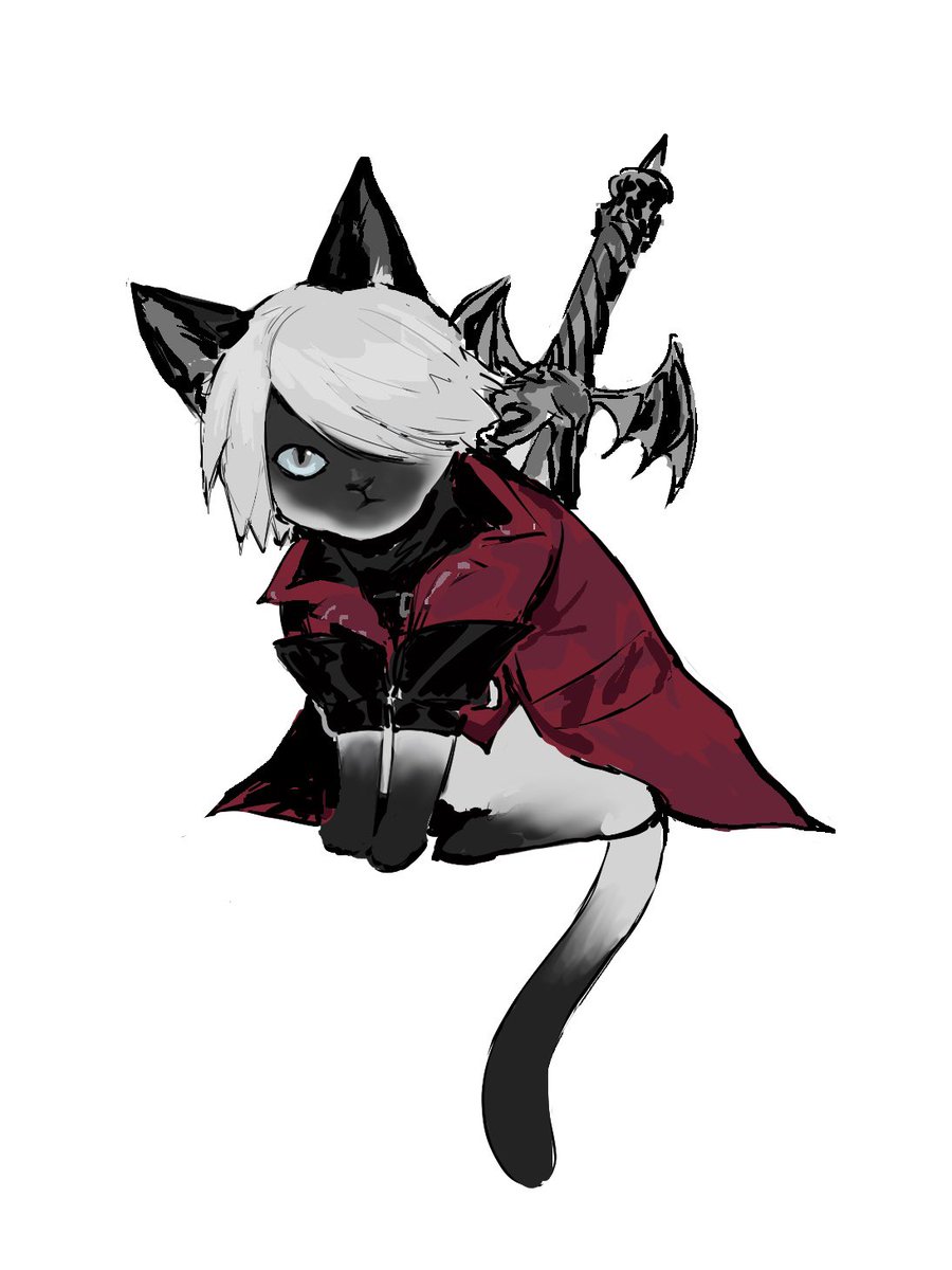 xph0_'s tweet image. Dante meow meow