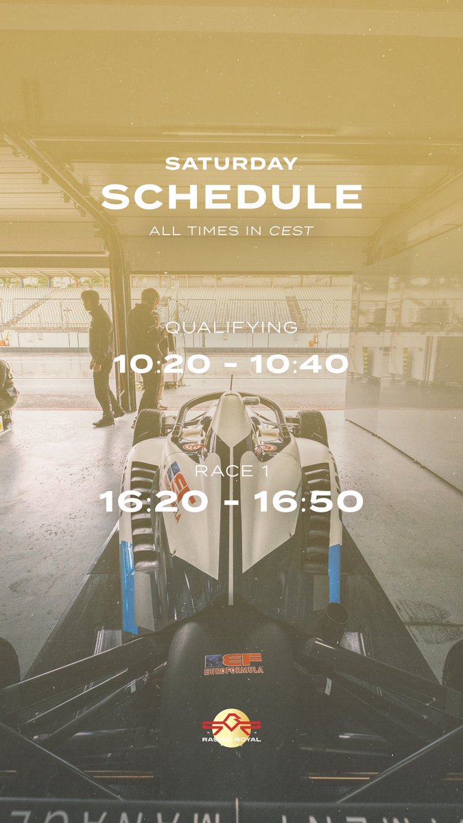 It’s Quali + Race Day here at the Hungaroring! ⏱️🇭🇺

Here’s all the timings you need to know 🫡

Follow along for updates after each session 🙌

#efo #euroformulaopen <a href="/EF_Open/">Euroformula Open</a> <a href="/RacingNielsen/">Nielsen Racing</a> #hungaroring #f1 #racing #motorsport #f3