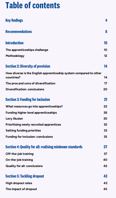 ApprenticeADAPT's tweet image. A World of Difference. International #apprenticeship policy and lessons for #England

Interesteting report by @suttontrust with comparison between the English, German, Australian, Irish, Norwegian apprenticeship system

suttontrust.com/wp-content/upl… @ADAPT_bulletin