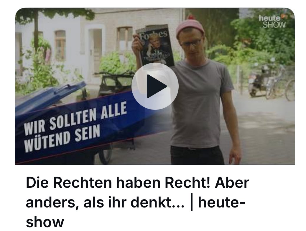 Auf den Punkt gebracht. Unbedingt ansehen und im persönlichen Umfeld teilen 🔽
youtube.com/watch?v=LZLZJW…
