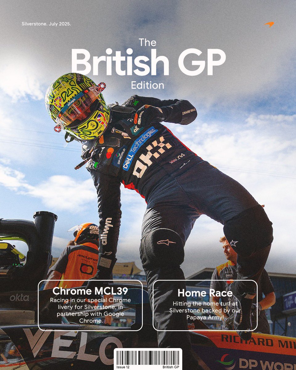 McLarenF1's tweet image. LET’S GO, QUALI DAY! 😍🇬🇧

#McLaren | #BritishGP