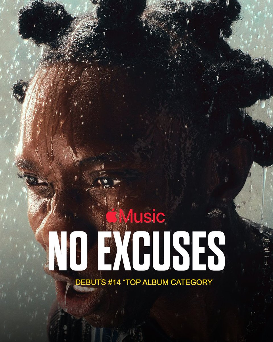 <a href="/BlaqBonez/">emeka</a> 's NO EXCUSES debuts at #14 on the Official Top Albums Category on Apple Music 🔥🐎
