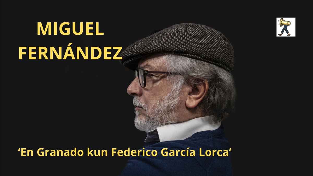 "MIGUEL FERNÁNDEZ demostra brillantment que per a ell l’esperanto no és una afició, sinó una llengua capaç d’expressar fins i tot els sentiments íntims més complexos" diu Venelin Mitev.
Escoltem el poema ‘En Granado kun Federico G. Lorca’ en la seva veu:
tornaveupoetic.cat/mfernandez/