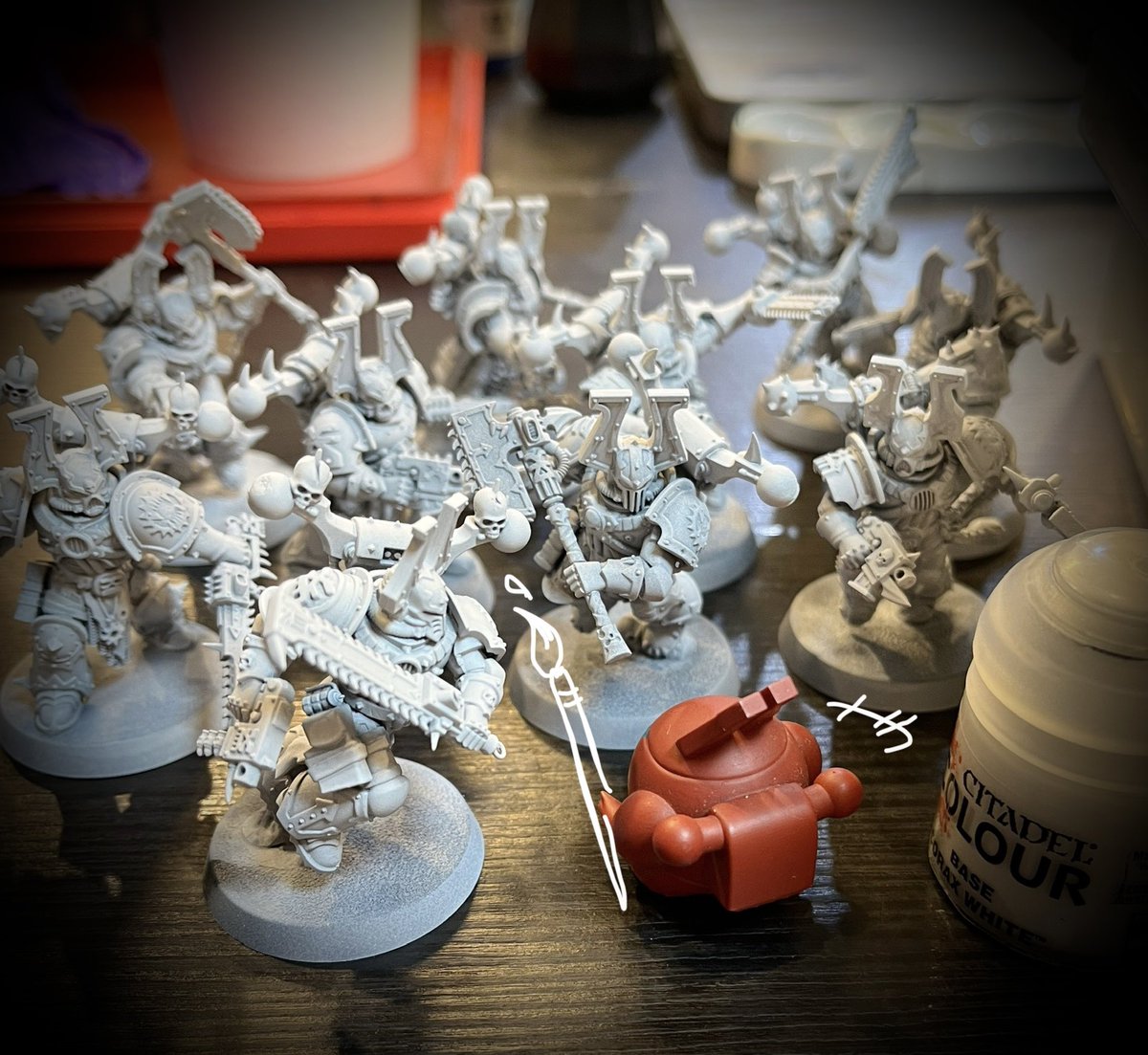 Echo_d09's tweet image. painting day🪓