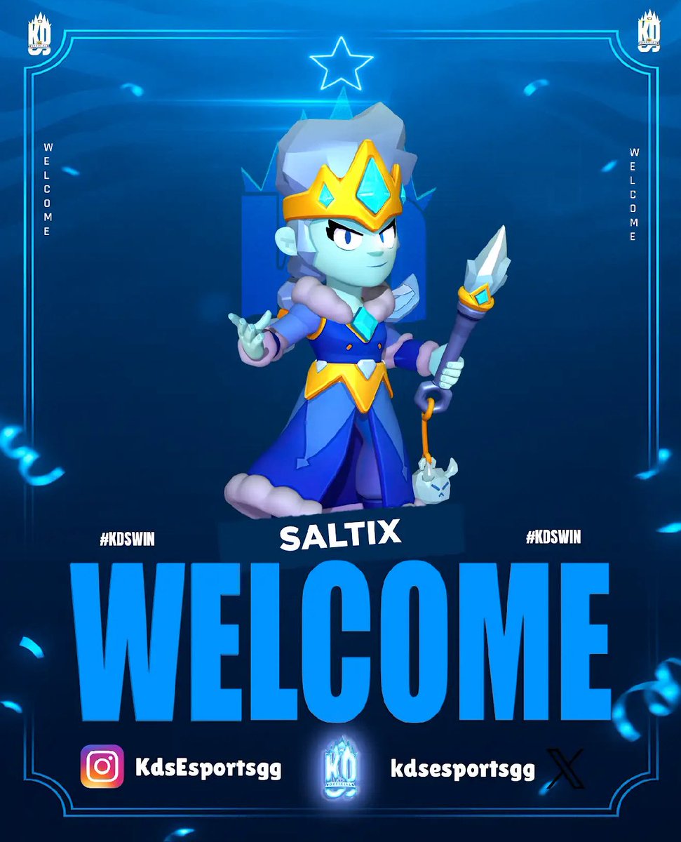 We’re excited to welcome  Saltix as our new Brawl Stars Content Creator at KDS Esports!
<a href="/saltixbs/">saltixbs</a>