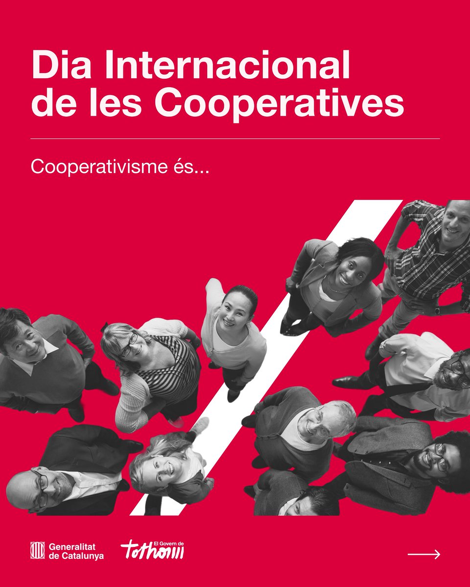 🌍 Avui celebrem el Dia Internacional de les Cooperatives! 

I enguany és doblement especial, perquè coincideix amb l’Any Internacional de les Cooperatives proclamat per l’Assemblea General de les Nacions Unides!