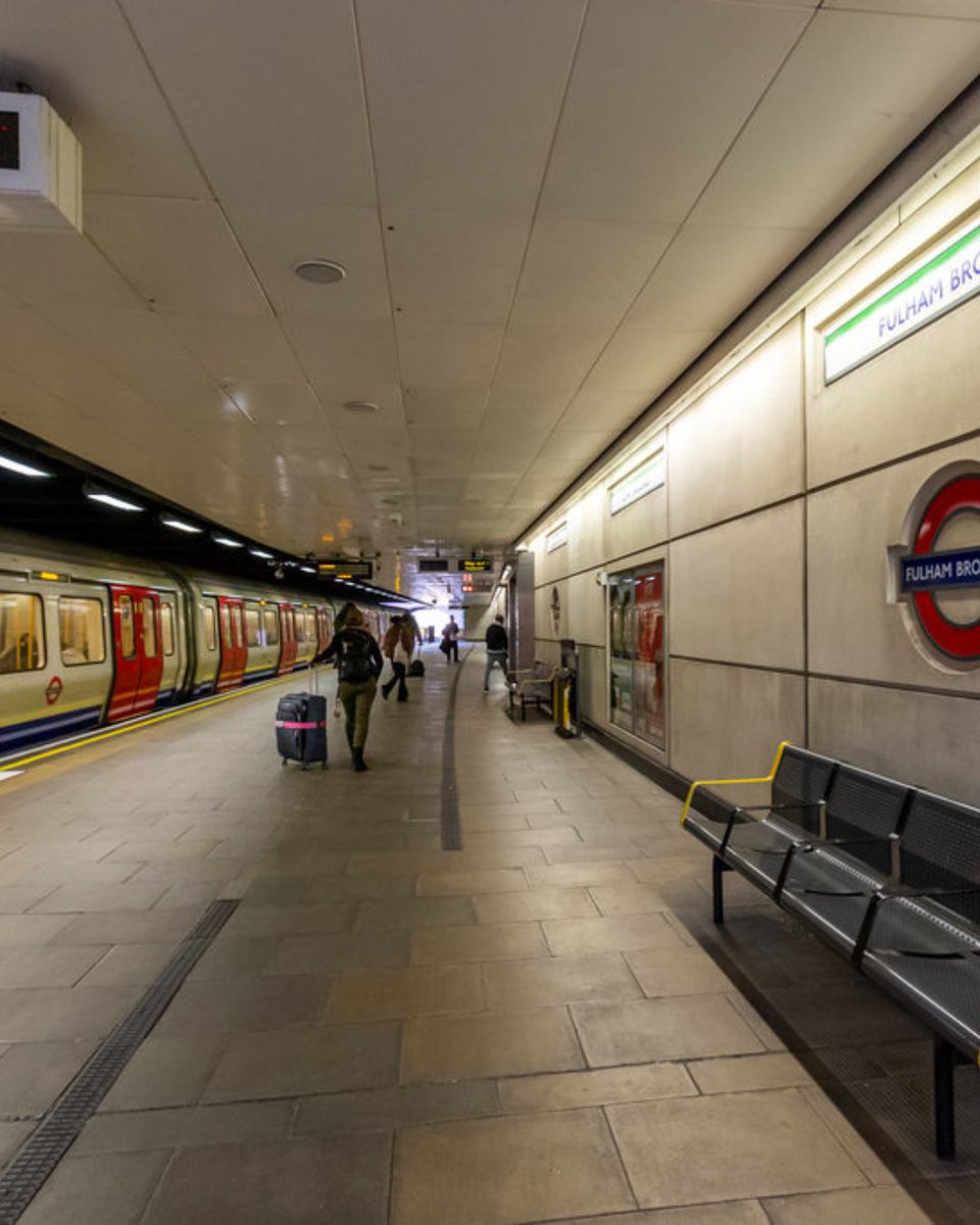 TfL's tweet image. Fulham Broadway 📍
Opened as Walham Green in 1880, the original station building was replaced in 1905 by Harry W Ford to accommodate crowds for the newly built Stamford Bridge stadium.
Comment below which football team plays here 👇