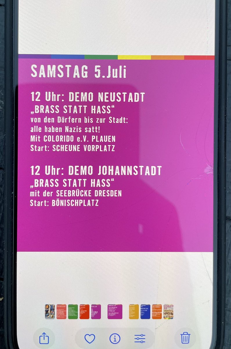 TorstenAbel (@torstenabel1) on Twitter photo Heute musikalische Demo: 12.00 Uhr an der Scheune #DresdenNeustadt oder 12.00 Uhr am Bönischplatz #Johannstadt #BrassStattHass
#Dresden #Sachsen <a href="/Auslaenderrat/">Ausländerrat Dresden e. V.</a> <a href="/ThomasLoeserDD/">Thomas Löser</a> Heute musikalische Demo: 12.00 Uhr an der Scheune #DresdenNeustadt oder 12.00 Uhr am Bönischplatz #Johannstadt #BrassStattHass
#Dresden #Sachsen <a href="/Auslaenderrat/">Ausländerrat Dresden e. V.</a> <a href="/ThomasLoeserDD/">Thomas Löser</a>