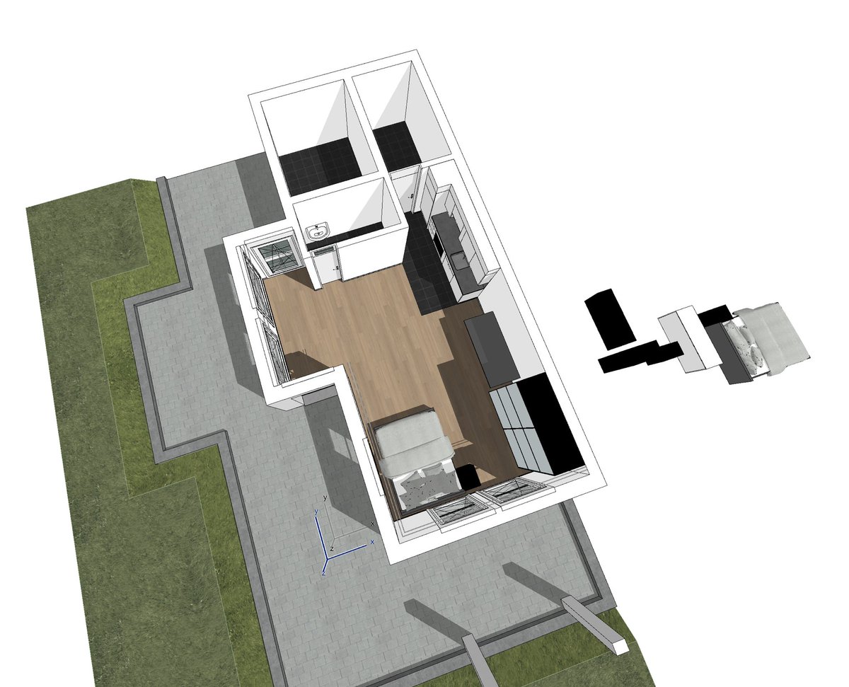 摆家具方案思考中！