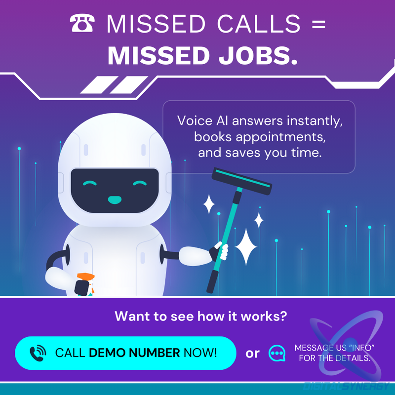 📞 Missing Calls = Missing $$$.  Call 954-852-2738 to hear how our AI Voice Assistant answers every call, books appointments, and turns missed calls into new business—24/7. #MissedCalls #AIVoice #BusinessGrowth #LeadCapture #24x7Support rfr.bz/td199db