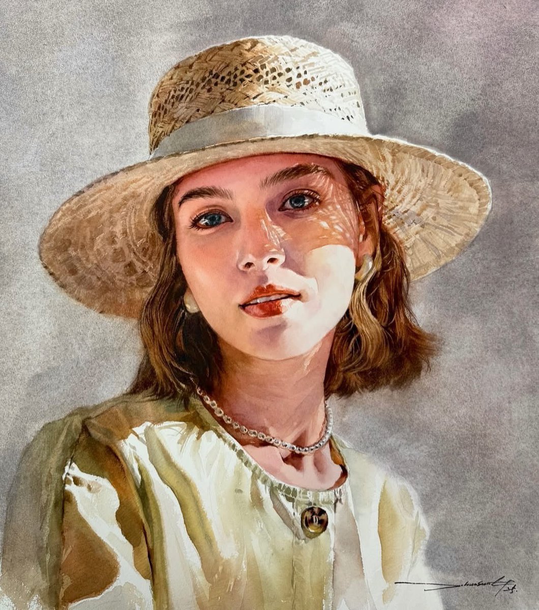 Watercolour by J. Hunsung