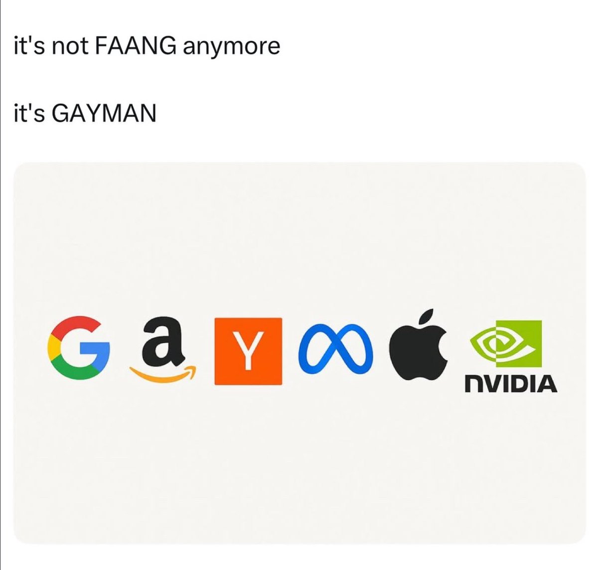 MemeSt.Fun (@memestfun) on Twitter photo GM $Sui fam βοΈ
Can we change $Suiman to $GAYMAN ?
ty in advance π« GM $Sui fam βοΈ
Can we change $Suiman to $GAYMAN ?
ty in advance π«