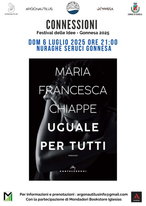Domani Nuraghe Seruci ore 21:00
Maria Francesca Chiappe
CONNESSIONI