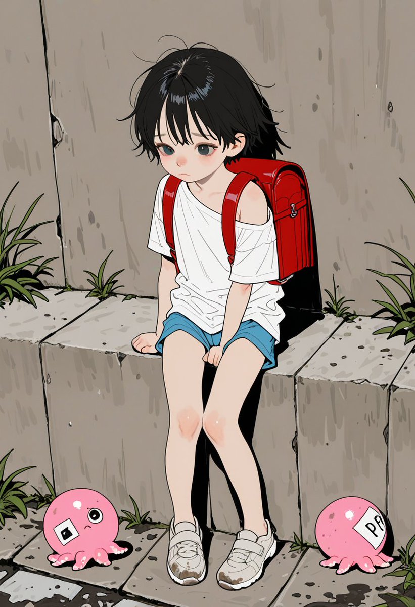FLY_systems's tweet photo. #AIart  
ニコニコでのタコピーのアニメのED入りの一体感すき https://t.co/BsGxIKgQbY