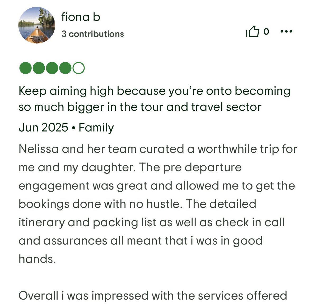 5- Star client Review Saturdays ✨

Every successful trip at TwentyEight Tours is a testament to our commitment to serve you 🌿

Would you travel with us today ?

#twentyeighttours #twentyeighttours✈️ #twentyeightsafaris #clientreviews