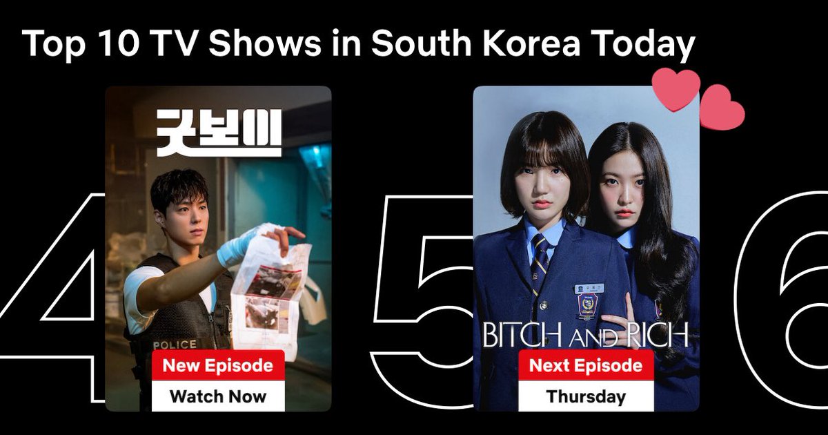 YCVN_'s tweet photo. TOP 5 NETFLIX KOREA TODAY!!!! https://t.co/TnhlGqO3lM