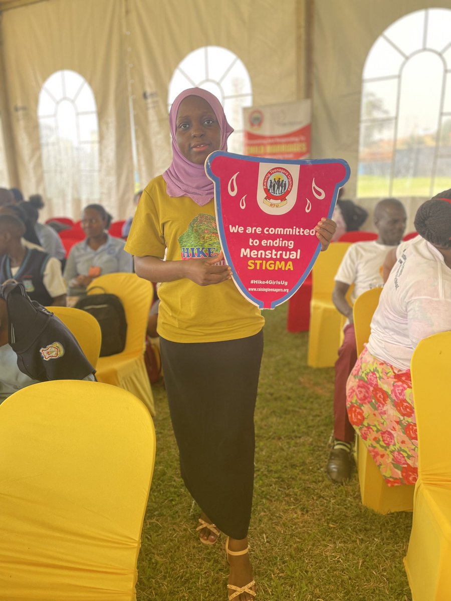 We are committed to end menstrual stigma because periods are normal and natural. #Hike4GirlsUg <a href="/RaisingTeensUg2/">Raising Teenagers Uganda🇺🇬</a>