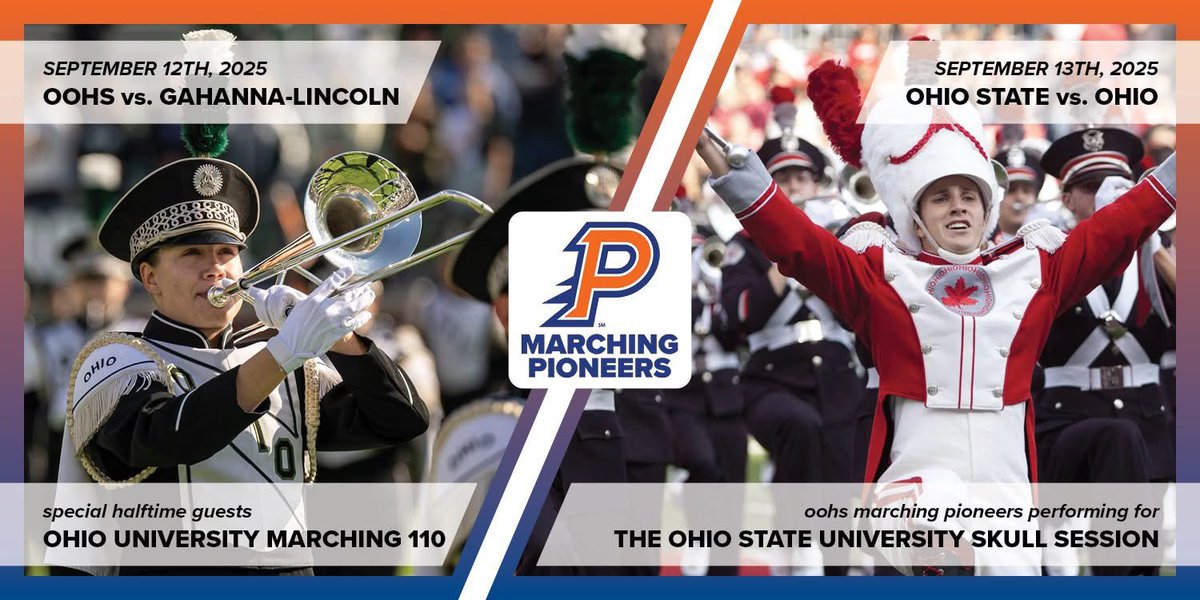 We have some exciting news to share about the upcoming marching season! <a href="/TBDBITL/">The Ohio State University Marching Band</a> <a href="/OhioStateFB/">Ohio State Football</a> <a href="/marching110/">Marching 110</a> <a href="/ohiou/">Ohio University</a> <a href="/OlentangySD/">Olentangy Schools</a>