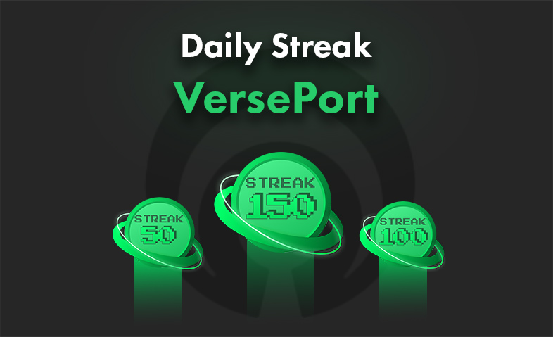 Proof of Loyalty <a href="/oasys_games/">Oasys Gaming Hub</a> 

After the end of the first season on Verseport, the most loyal and active users can find rewards in their accounts.

One of them is a badge for the number of consecutive daily activities on the platform.

The team also distributed $pOAS tokens to