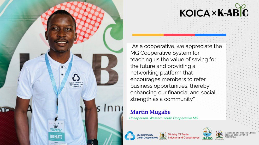 🌍✨ Happy International Cooperative Day!

Today, we celebrate the spirit of cooperatives and their impact on transforming communities across Uganda.

At K-ABIC, through the SCADU project, we are proud to walk this journey with our youth cooperatives from all regions. 

Here is a