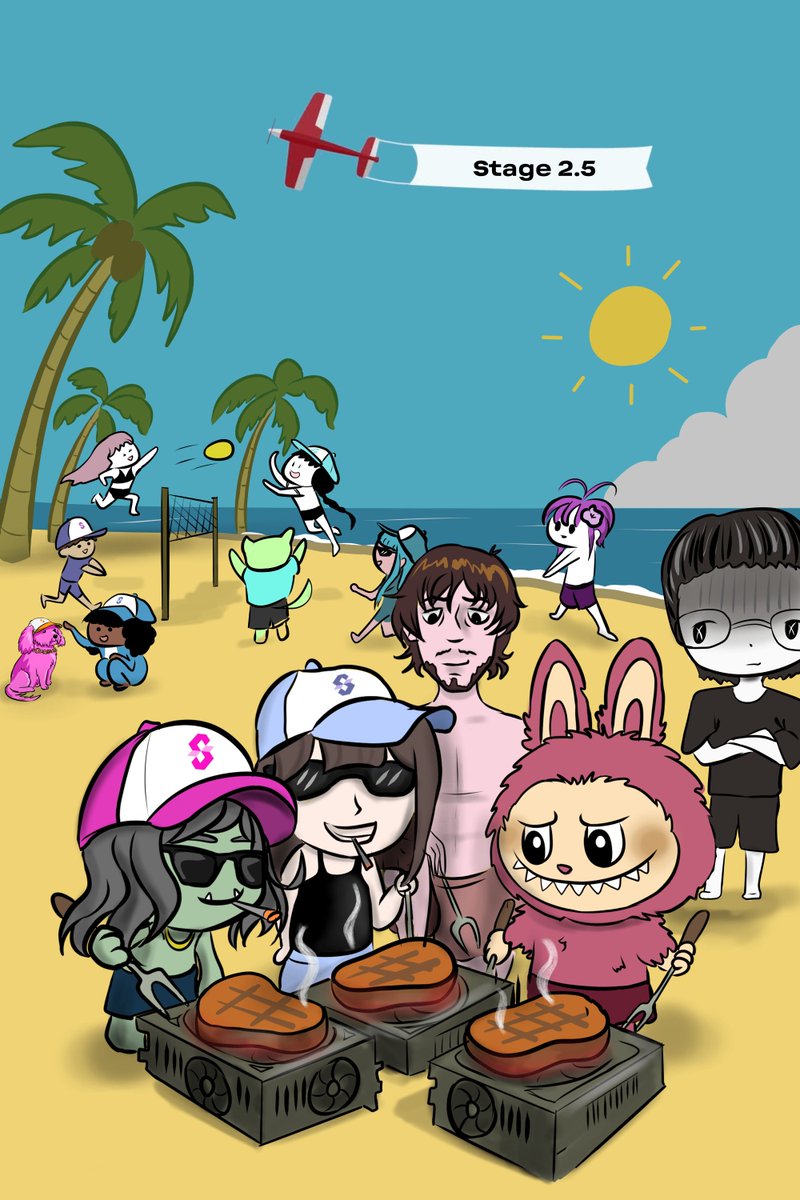 Late night buzzer beater submission. I present to you: Stage 2.5 of <a href="/SuccinctLabs/">Succinct</a> Summer. 
Rules are simple: 
Succinct Summer Eternal
Stake $Prove with us 
Prove ur luv 
Drop gprove if u can
Succbubu or ZkLabubu 

#SuccinctRockStars <a href="/0xCRASHOUT/">crashout</a> <a href="/nair_advaith/">Advaith</a> <a href="/DanHennessy/">zkDan</a>