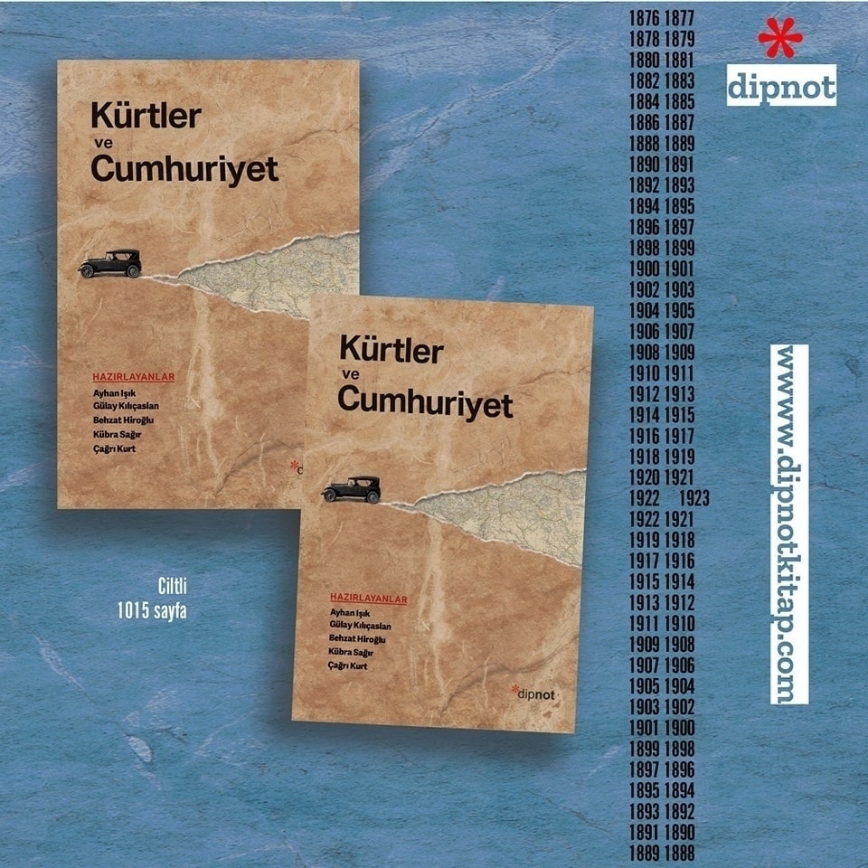 📎 Cumhuriyetin 100. Yılında Kürtlerin Cumhuriyeti ve Cumhuriyetin Kürtleri üzerine 100 farklı sesi bir araya getiren kapsamlı bir derleme.

📍 Kitap satan her yerde!

👉 Şimdi internet sitemizden alabilirsiniz. dipnotkitap.com/kitap/kurtler-…