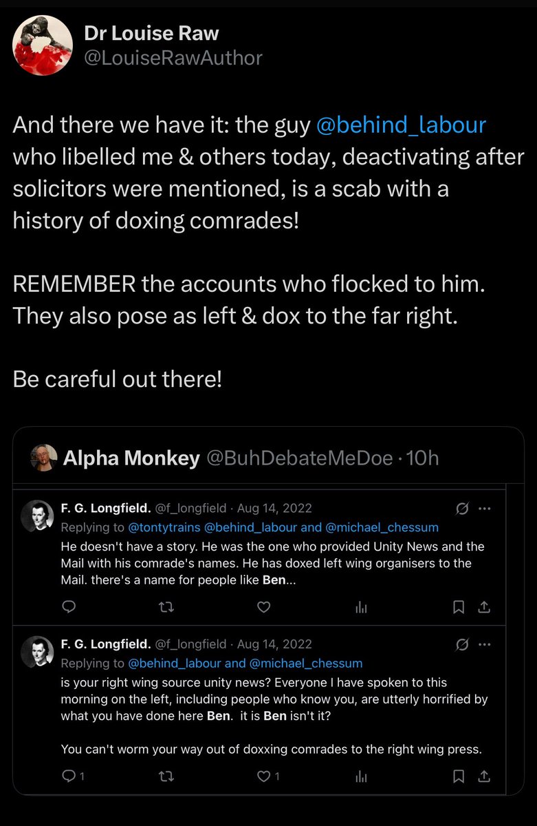 π―π² ππππͺπ ππ πππͺπΉππΎπ π π π (@ctrlssarahwiles) on Twitter photo I wonder if Leanne Mohammad knows you have some dishonest racist friends too Laura, maybe you can ask <a href="/LouiseRawAuthor/">Dr Louise Raw</a> what she has in common with a racist hate account called <a href="/BuhDebateMeDoe/">Alpha Monkey</a>. An account who quite happily sends bananas to Black people to teach them a lesson. I wonder if Leanne Mohammad knows you have some dishonest racist friends too Laura, maybe you can ask <a href="/LouiseRawAuthor/">Dr Louise Raw</a> what she has in common with a racist hate account called <a href="/BuhDebateMeDoe/">Alpha Monkey</a>. An account who quite happily sends bananas to Black people to teach them a lesson.