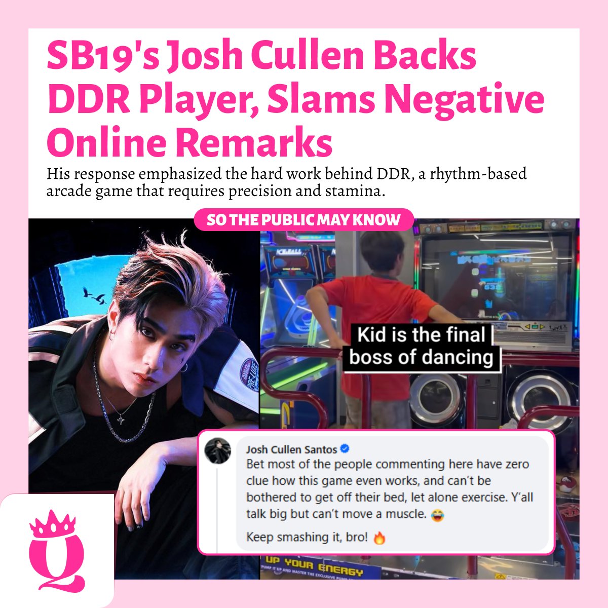 Attorney Gonzaga (@queenjannorvz) on Twitter photo Josh replied to defend a DDR player
"Bet most of the people commenting here have zero clue how this game even works, and canβt be bothered to get off their bed, let alone exercise. Yβall talk big but canβt move a muscle. "
πfacebook.com/share/p/1CJar3β¦
<a href="/SB19Official/">SB19 Official</a> <a href="/JoshCullen_s/">JOSH CULLEN</a> Josh replied to defend a DDR player
"Bet most of the people commenting here have zero clue how this game even works, and canβt be bothered to get off their bed, let alone exercise. Yβall talk big but canβt move a muscle. "
πfacebook.com/share/p/1CJar3β¦
<a href="/SB19Official/">SB19 Official</a> <a href="/JoshCullen_s/">JOSH CULLEN</a>