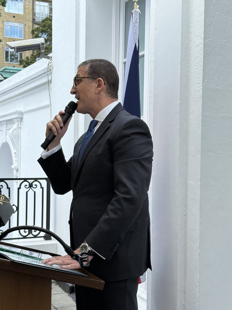 🇲🇹🇪🇬 The High Commissioner of Malta HE Stephen Montefort had the pleasure of attending Egypt's National Day celebrations at the Ambassador's Residence, graciously invited by HE Sherif Kamel and his wife, Mrs Heba Ismail.