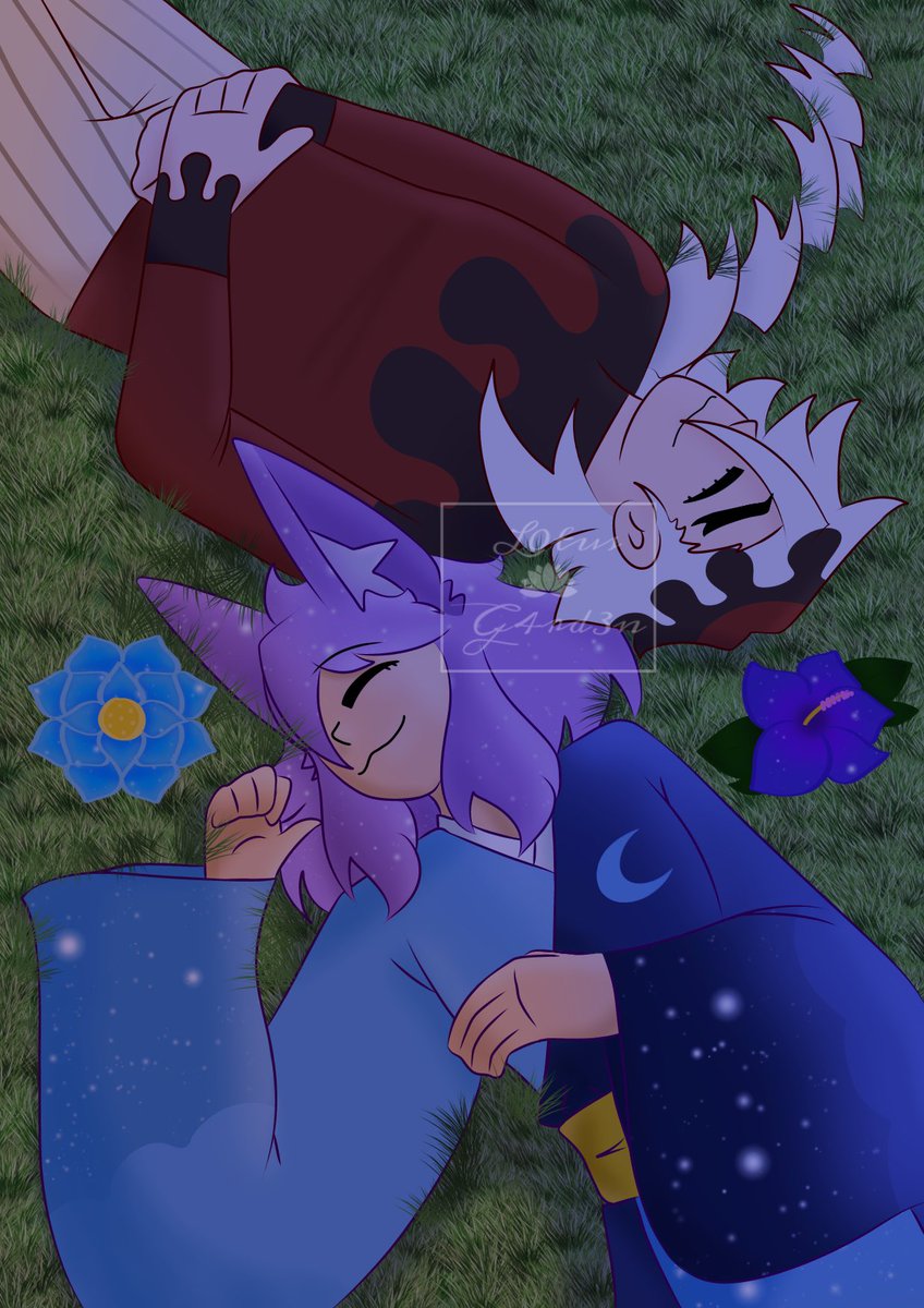 l0tusg4rd3n's tweet image. Self indulgent anniversary art for myself
#knyoc #demonslayeroc #demonslayer #kny #yumetwt