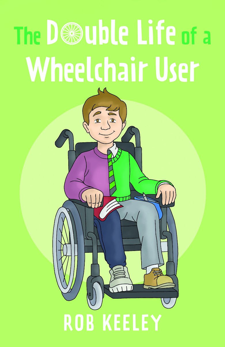 And here it is... the front cover for #TheDoubleLifeOfAWheelchairUser!  My new middle-grade book.  Published 28 November 2025.  Now available for pre-order!

More here:

robkeeley.co.uk/double-life-of…