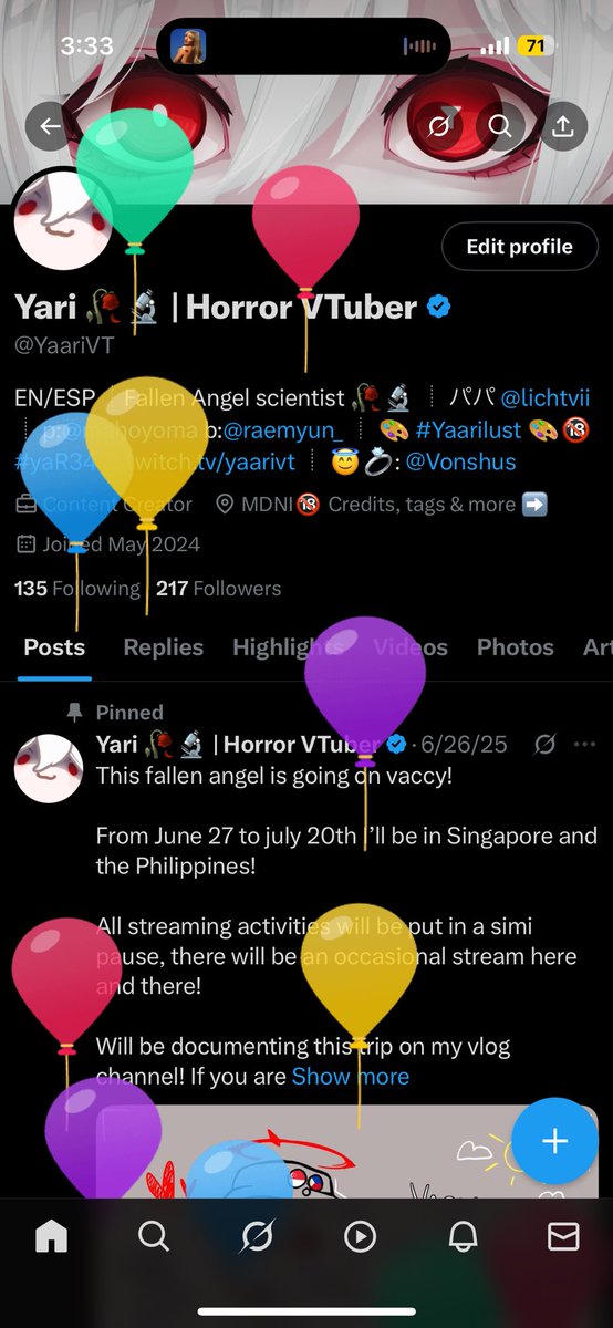 Yari 🥀🔬 | Horror VTuber tweet media